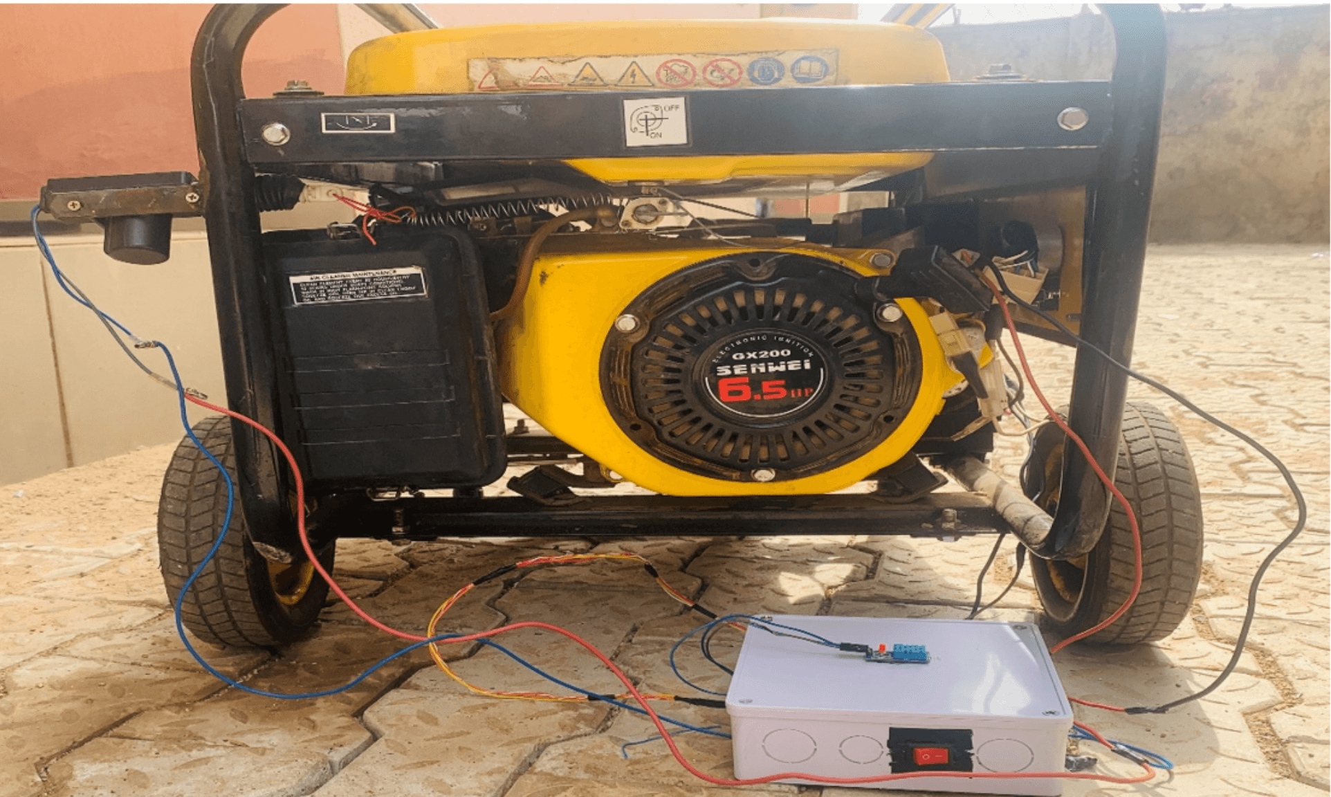 IoT-Based Generator Monitoring & Control System